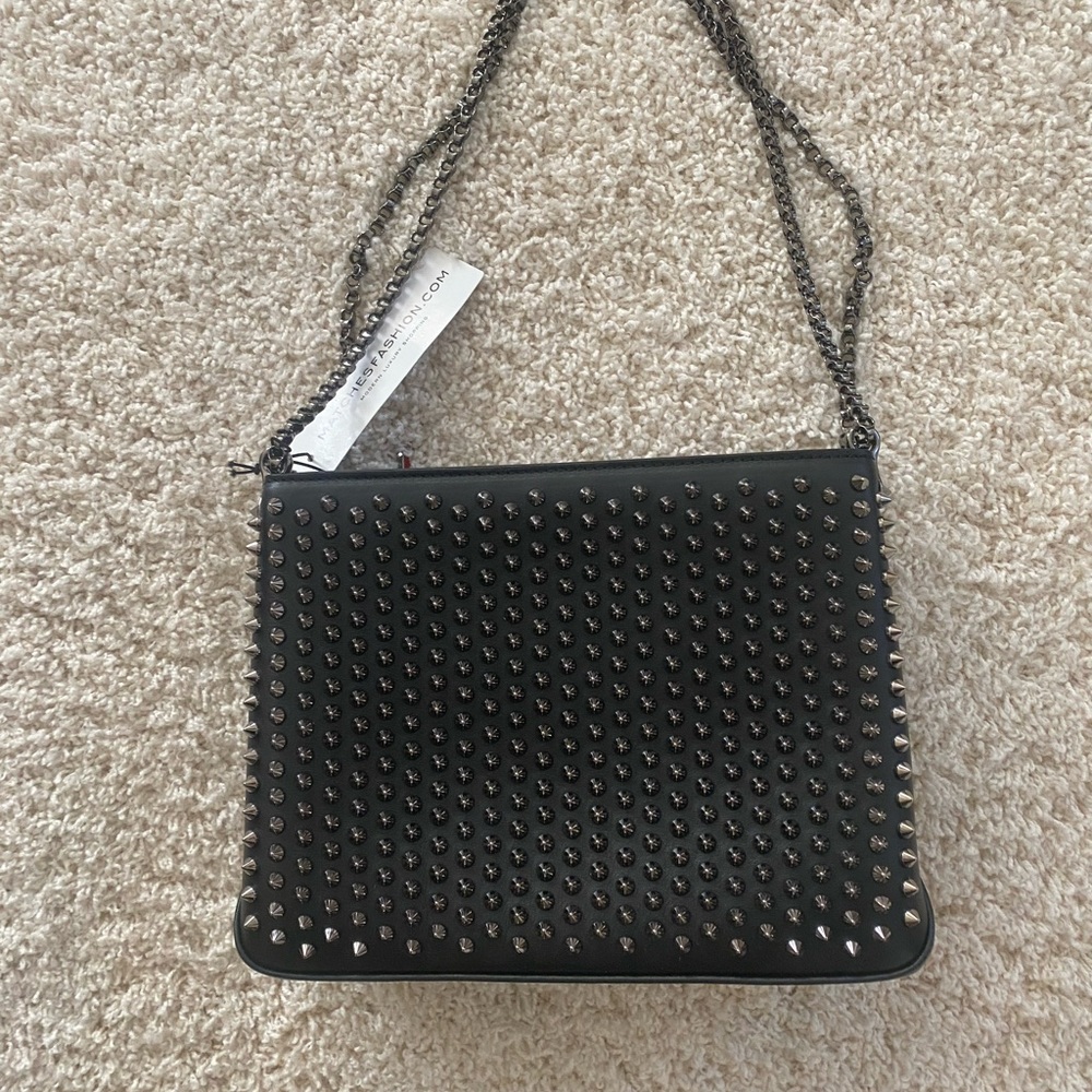 NIB Louboutin spiked purse